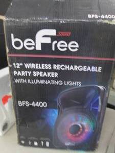 befree 12 inch wireless rechargable...