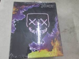 box of 8 halloween masks and pillow...