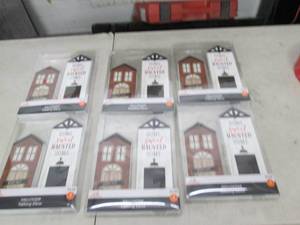 6 halloween wood table top decor ...