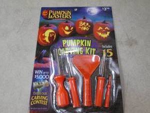 box full of pumpkin carving kits ...