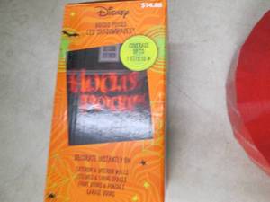 box of misc halloween decorations, ...