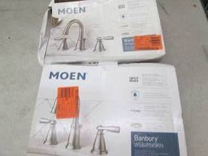 2 moen banbury WS84924SRN faucets a...