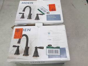 2 moen banbury WS84924BRB faucets a...