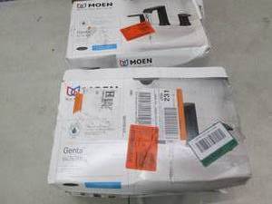 2 moen genta 84763Bl faucets as pic...