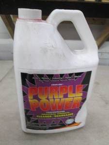 1 gallon of purple power cleaner an...