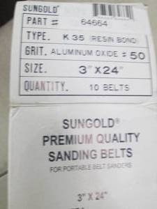 sungold premium quality sanding bel...