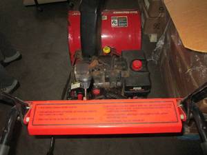 yard machine 8hp 24 inch snowblower...
