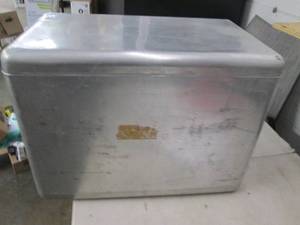 vintage metal cooler ...