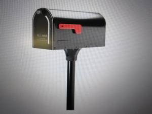 MB1 Post Mount Mailbox and 2 in. In...
