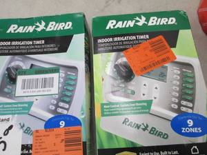 2 rainbird indoor irrigation timers...