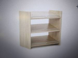 25 H 9-Pair 3-Tier Brown Laminate S...