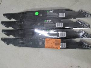 4 ego 21 inch lawnmower blades...