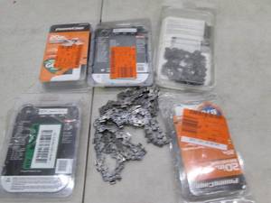 6 chainsaw chains ...