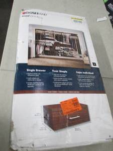 closetmaid shelf track single drawe...