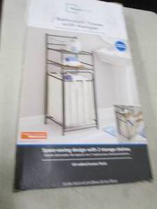 mainstays bathroom tower with hampe...