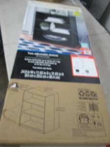 mainstays 3 shelf bookcase black ...