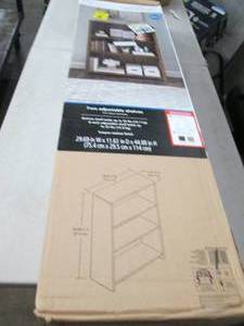 mainstays heritage 3-shelf bookcase...