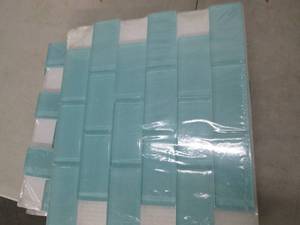 10 tiffany may mosaic tile 13.75 in...