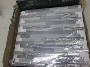 6 waves of grey mosaic tiles 11.5 i...
