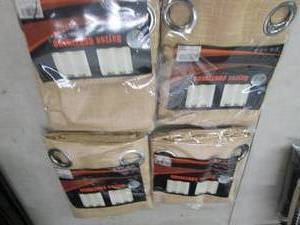 4packages of rayzon cortinado sheer...