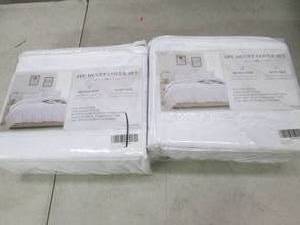2 packs of 3 pc duvet cover sets qu...