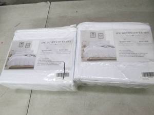 2 packs of 3 pc duvet cover sets qu...