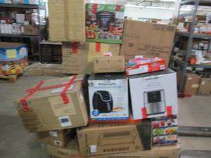 pallet of items that were tested an...