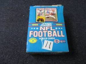 lot 11 image: 1990 NFL Score Series 2 Football Se...