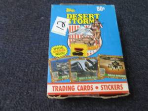 lot 12 image: Topps Desert Storm Set 36 pks Unope...