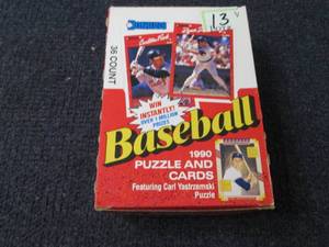 lot 13 image: 1990 Donruss Baseball Boxed Set 36 ...