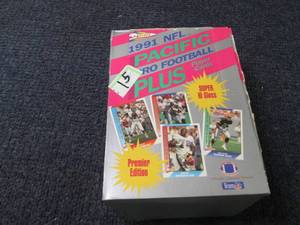 lot 15 image: 1991 NFL Pro Football Pacific Plus ...