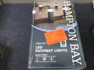 lot 51 image: Hampton Bay Solar Black Outdoor Int...