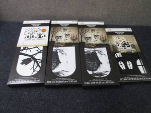 lot 102 image: 4 Halloween Wall Art...