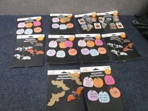 lot 114 image: 10 pks Halloween Mini Ornaments...