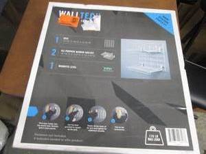 lot 136 image: Wall Tech 21 in. x 19 in. White Ste...