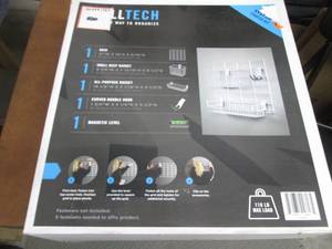 lot 139 image: Wall Tech 21 in. x 19 in. White Ste...