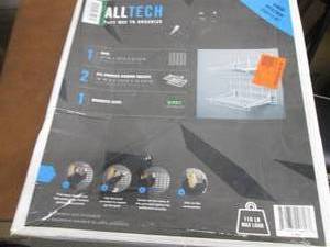 lot 140 image: Wall Tech 21 in. x 19 in. White Ste...