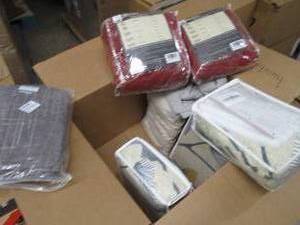 lot 160 image: Box of Assorted Furniture Covers...
