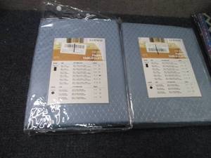 lot 168 image: 2- 60x120 inch Fabric Tablecloths...