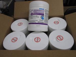 lot 211 image: Case of 12 - 220ct Canisters Ecolab...