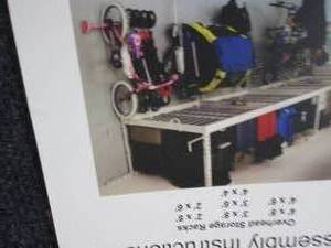 lot 217 image: MonsterRax-4x8 Overhead Garage Stor...