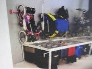 lot 218 image: MonsterRax-4x8 Overhead Garage Stor...