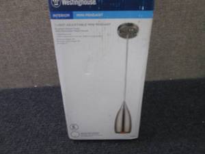 lot 232 image: Westinghouse Mini Pendant Light...