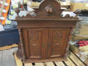 lot 294 image: Ornate CabinetBuffet Top...