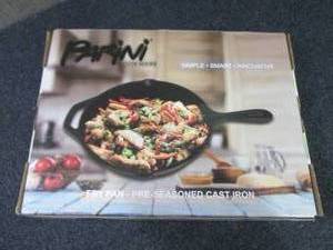 lot 302 image: Parini Cast Iron 10 inch Skillet...