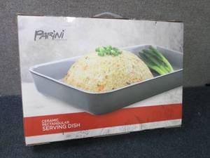 lot 304 image: Parini Ceramic Rectangular Serving ...