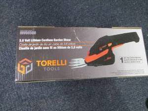 lot 314 image: Torelli Tools 3.6 Volt Lithium Cord...