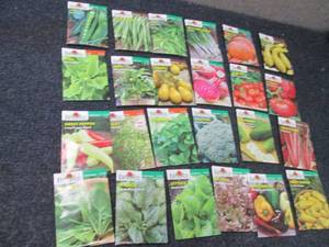 lot 343 image: 24 pks Assorted Burpee Vegetable Se...
