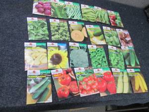 lot 346 image: 24 pks Assorted Burpee Vegetable Se...