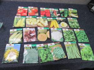 lot 350 image: 24 pks Assorted Burpee Vegetable Se...